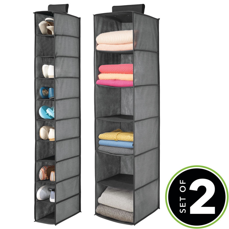 mDesign Fabric Hanging Organizer Wayfair